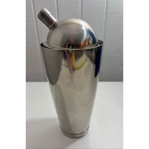 Vintage Cocktail Shaker Mixer Drink Bartender Martini Stainless Steel